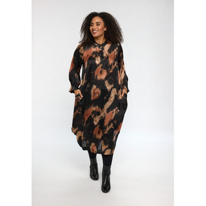 Studio SCecilie Dress Dress Black with brown shades
