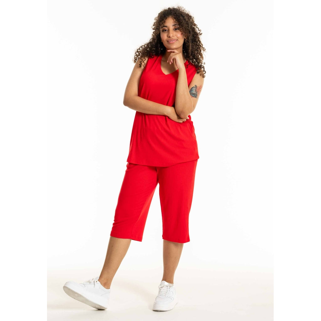 Studio SDami rib top Top Red