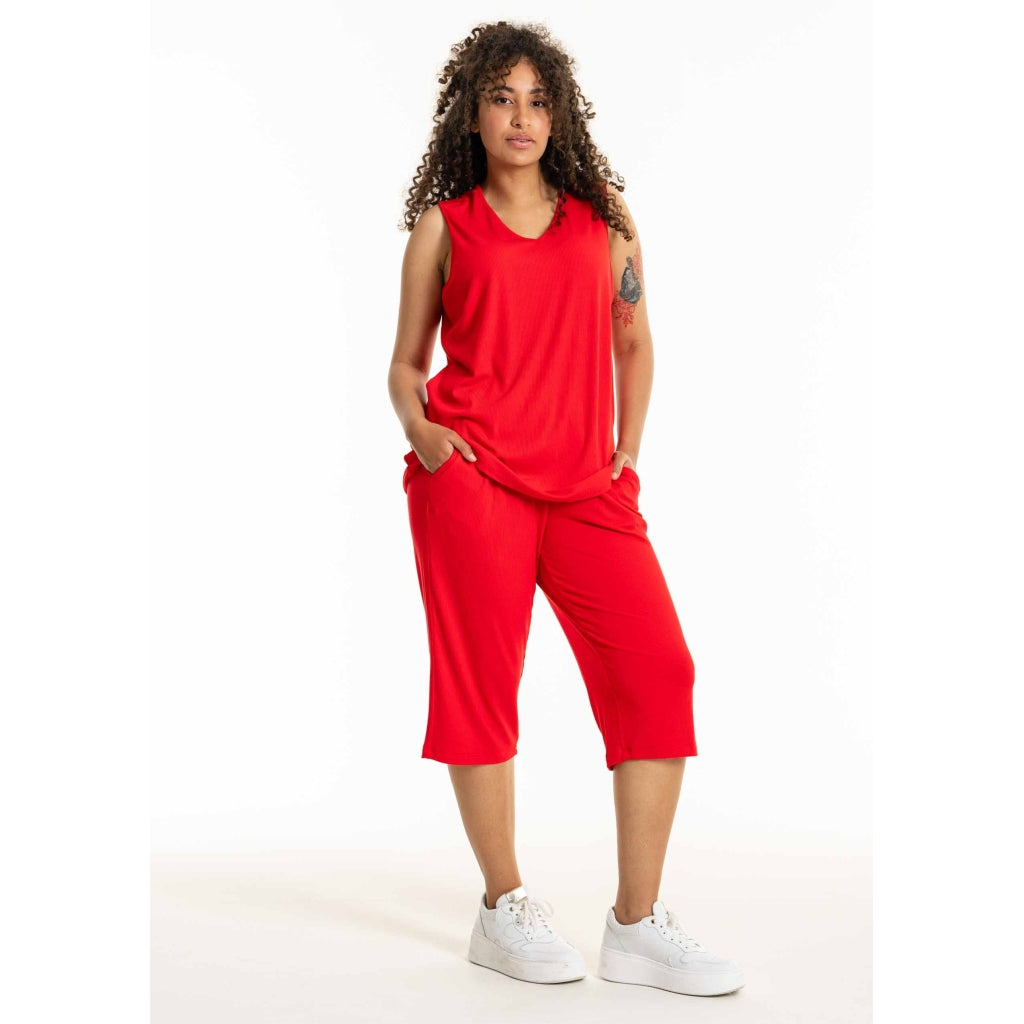 Studio SDami rib top Top Red