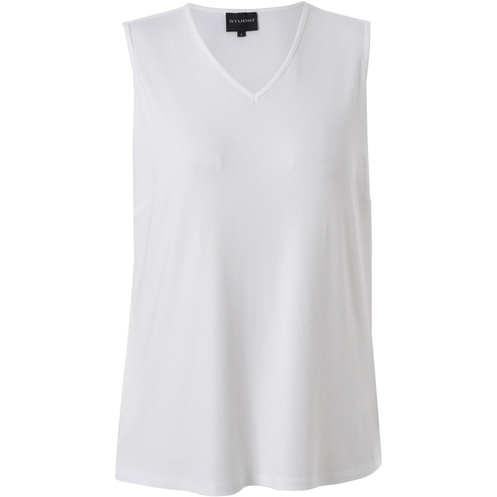 Studio SDami rib top Top White