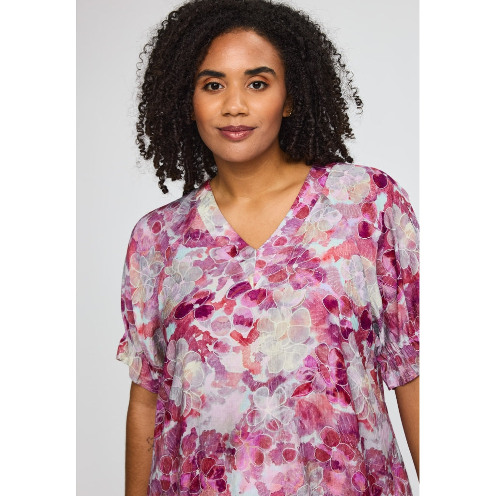 Studio SDasie Blouse Blouse Pink Flowers