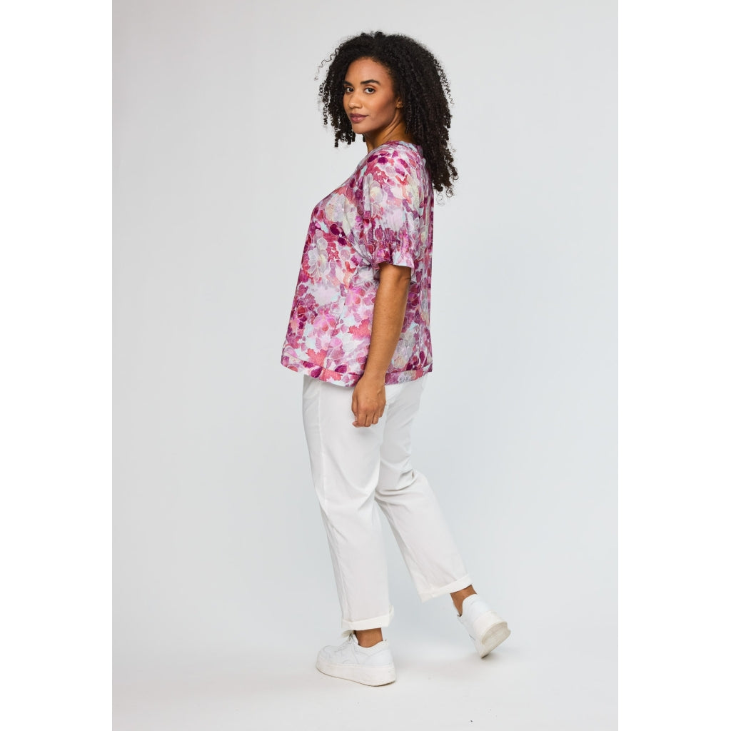 Studio SDasie Blouse Blouse Pink Flowers