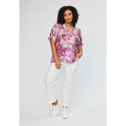 Studio SDasie Blouse Blouse Pink Flowers