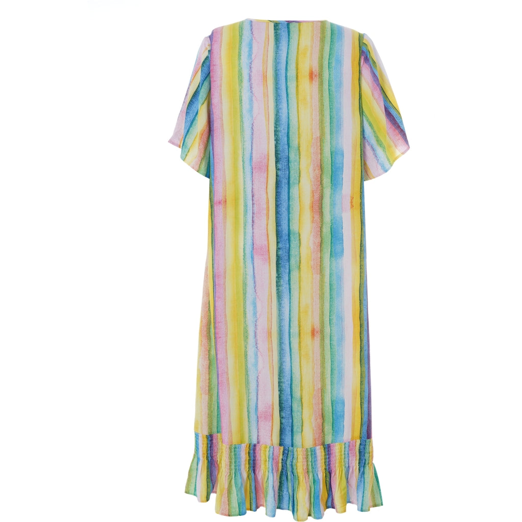 Studio SDidia Dress Dress Green/yellow stripes