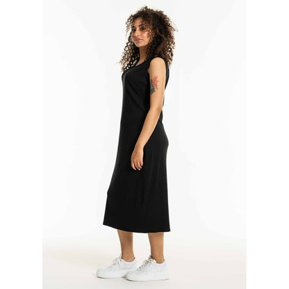 Studio SDolly Tight long rib dress Long Dress Black