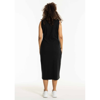 Studio SDolly Tight long rib dress Long Dress Black