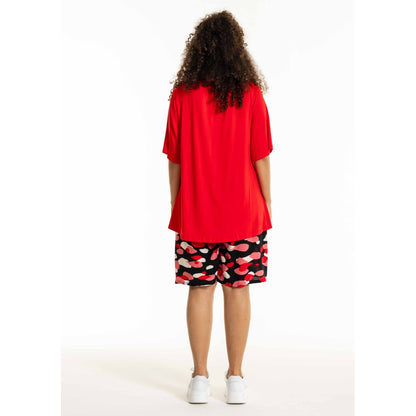 Studio SDonia Shorts Shorts Black with red oval design