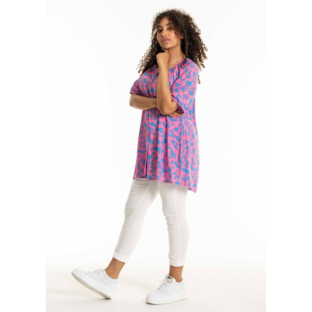 Studio SDorine Tunic Tunic Blue pink pattern