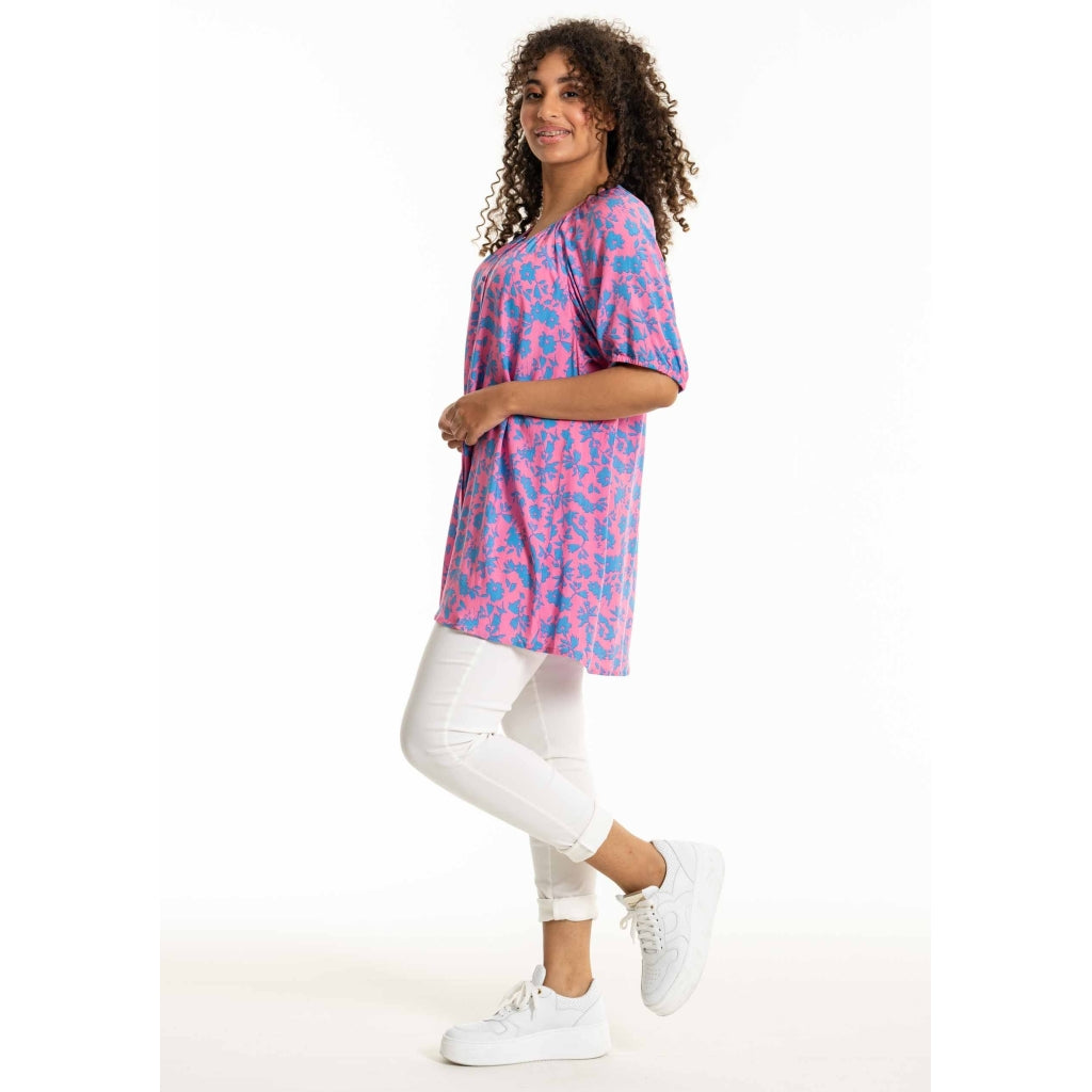 Studio SDorine Tunic Tunic Blue pink pattern