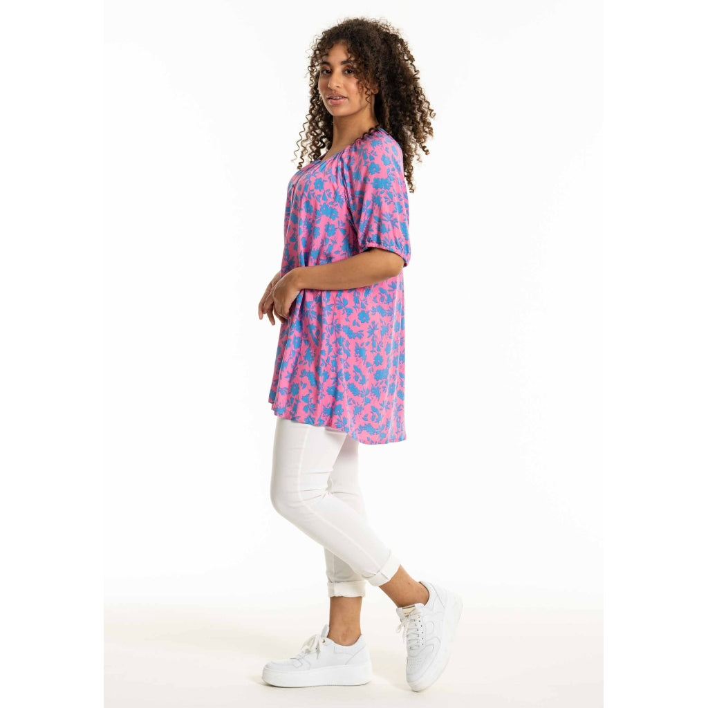 Studio SDorine Tunic Tunic Blue pink pattern