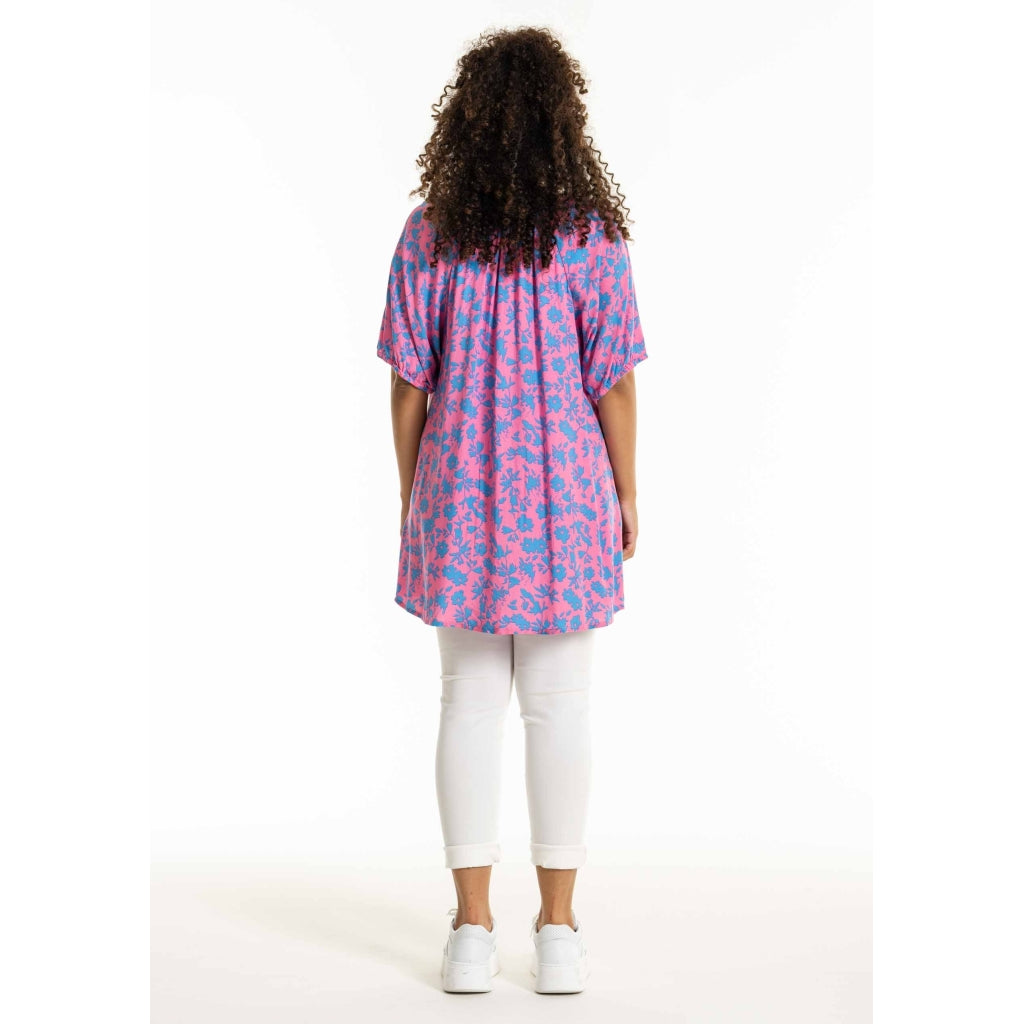 Studio SDorine Tunic Tunic Blue pink pattern