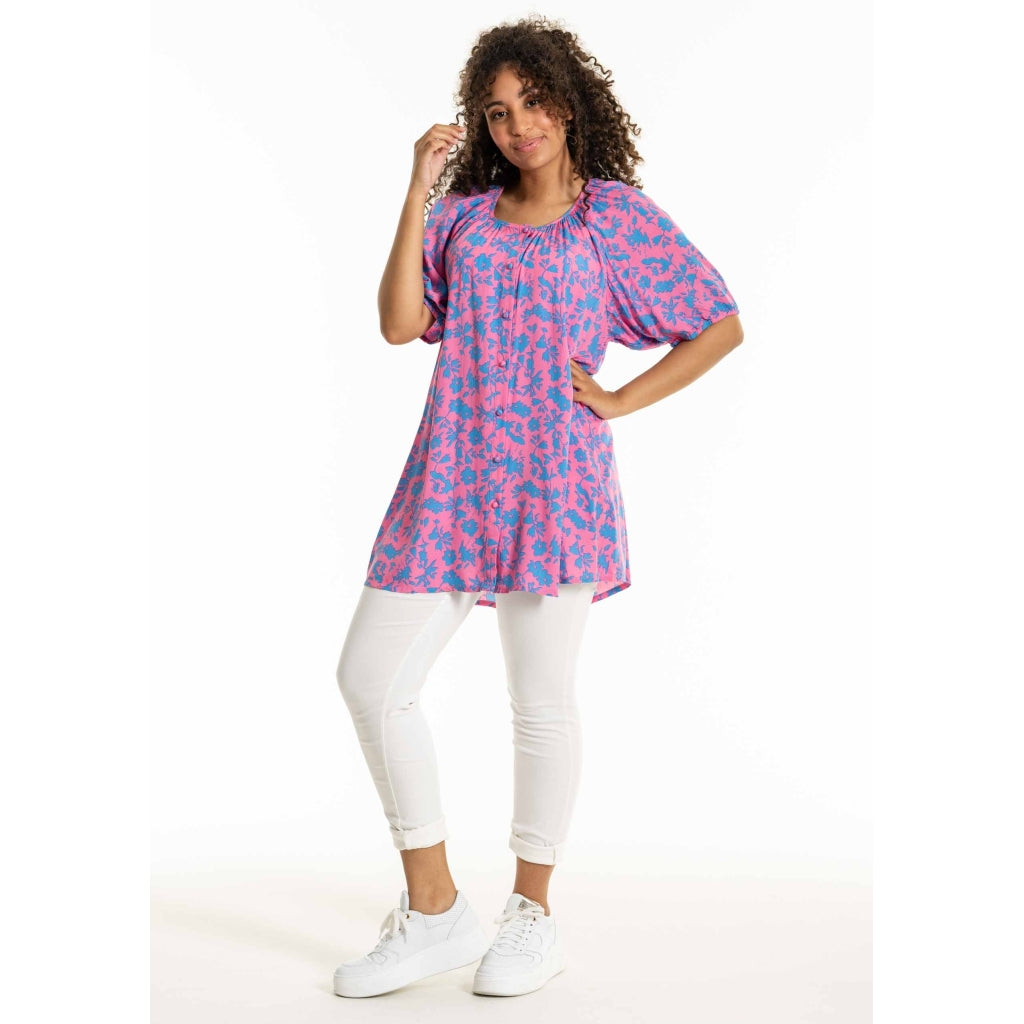 Studio SDorine Tunic Tunic Blue pink pattern