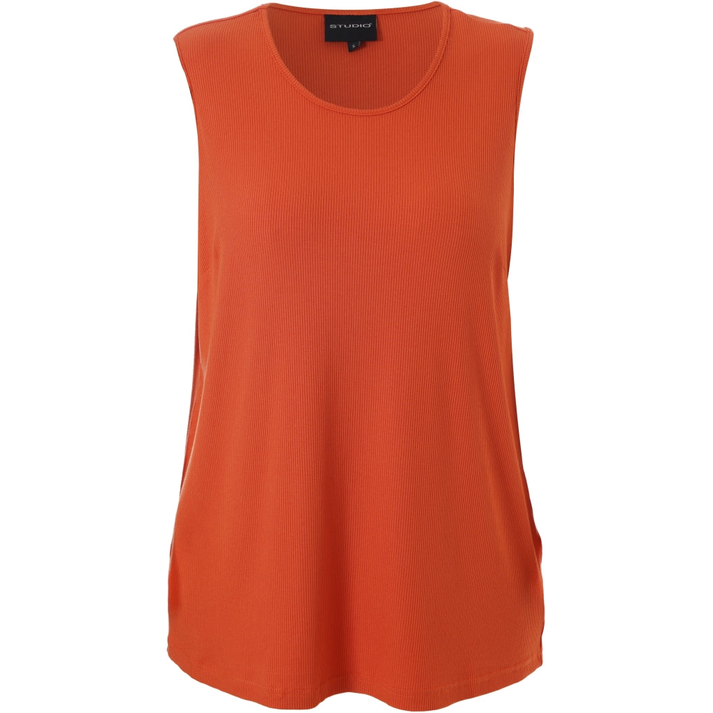 Studio SEdit rib top Top Orange