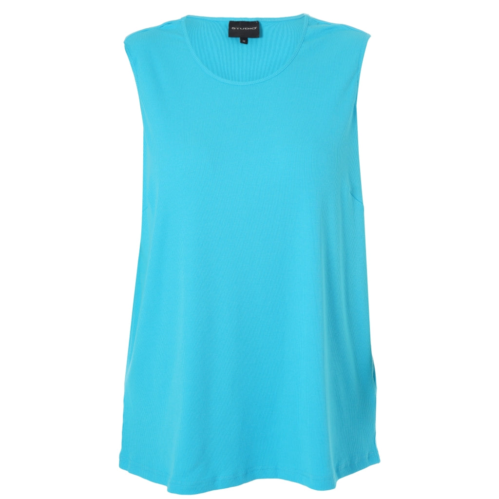 Studio SEdit rib top Top Turquoise