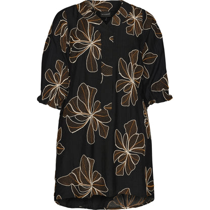 Studio SElma Shirt Shirt Black with flower