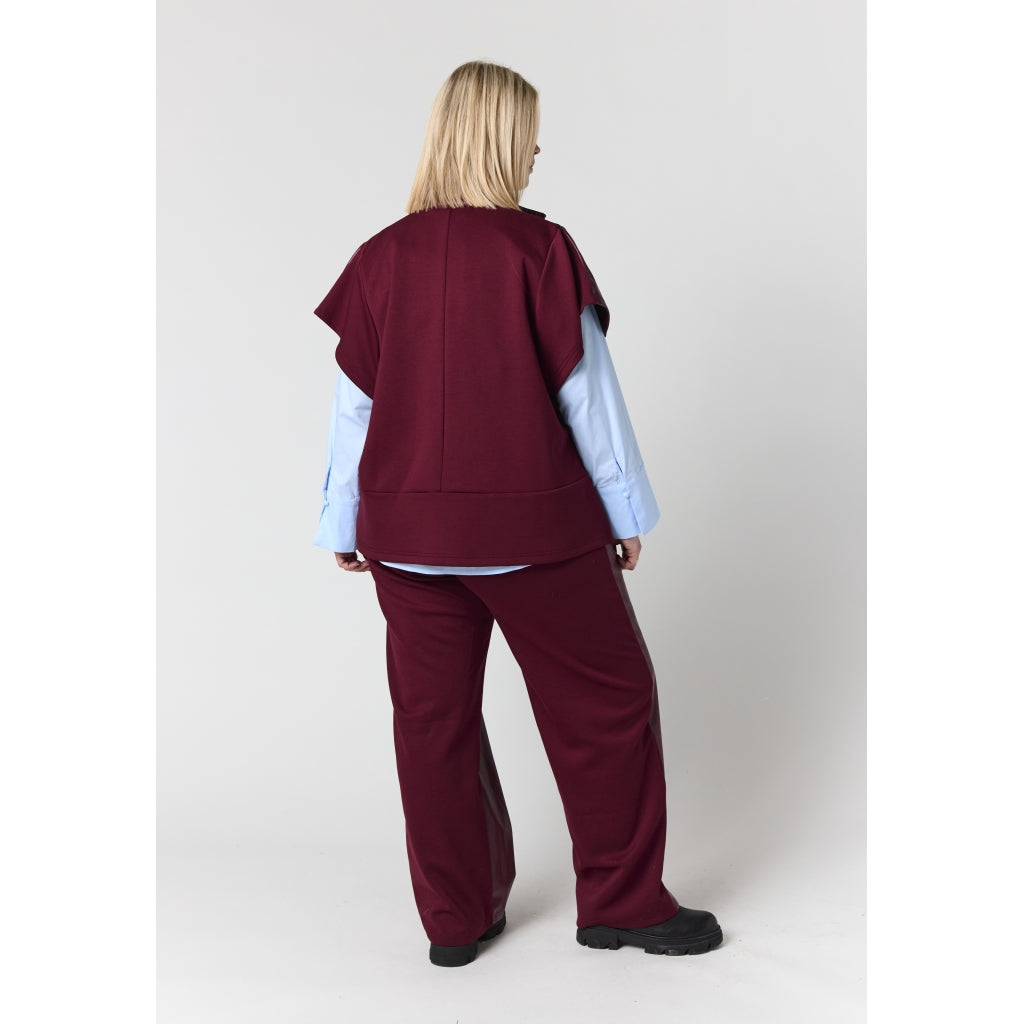 Studio SEloria Jacket with short sleeves Jacket Bordeaux