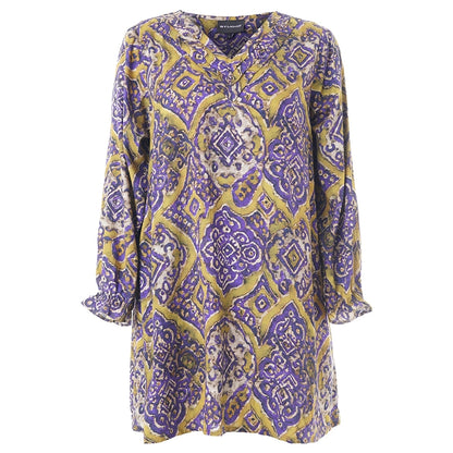 Studio SElsine Tunic Tunic Purple Printed