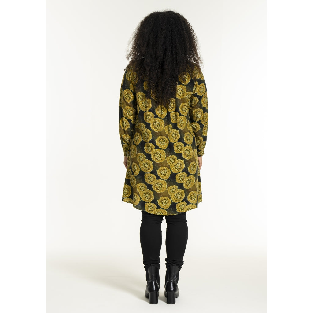 Studio SEmilie Shirt Shirt Green and curry roses