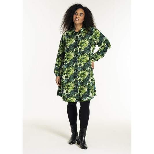 Studio SEmilie Shirt Shirt Green flower mix