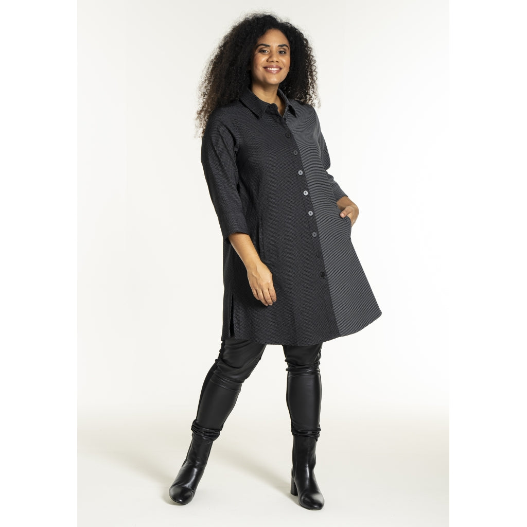 Studio SEmilie Shirt Shirt Black and white check and stripes