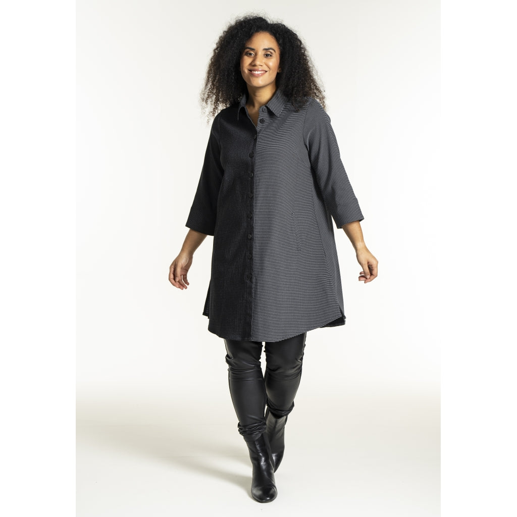 Studio SEmilie Shirt Shirt Black and white check and stripes