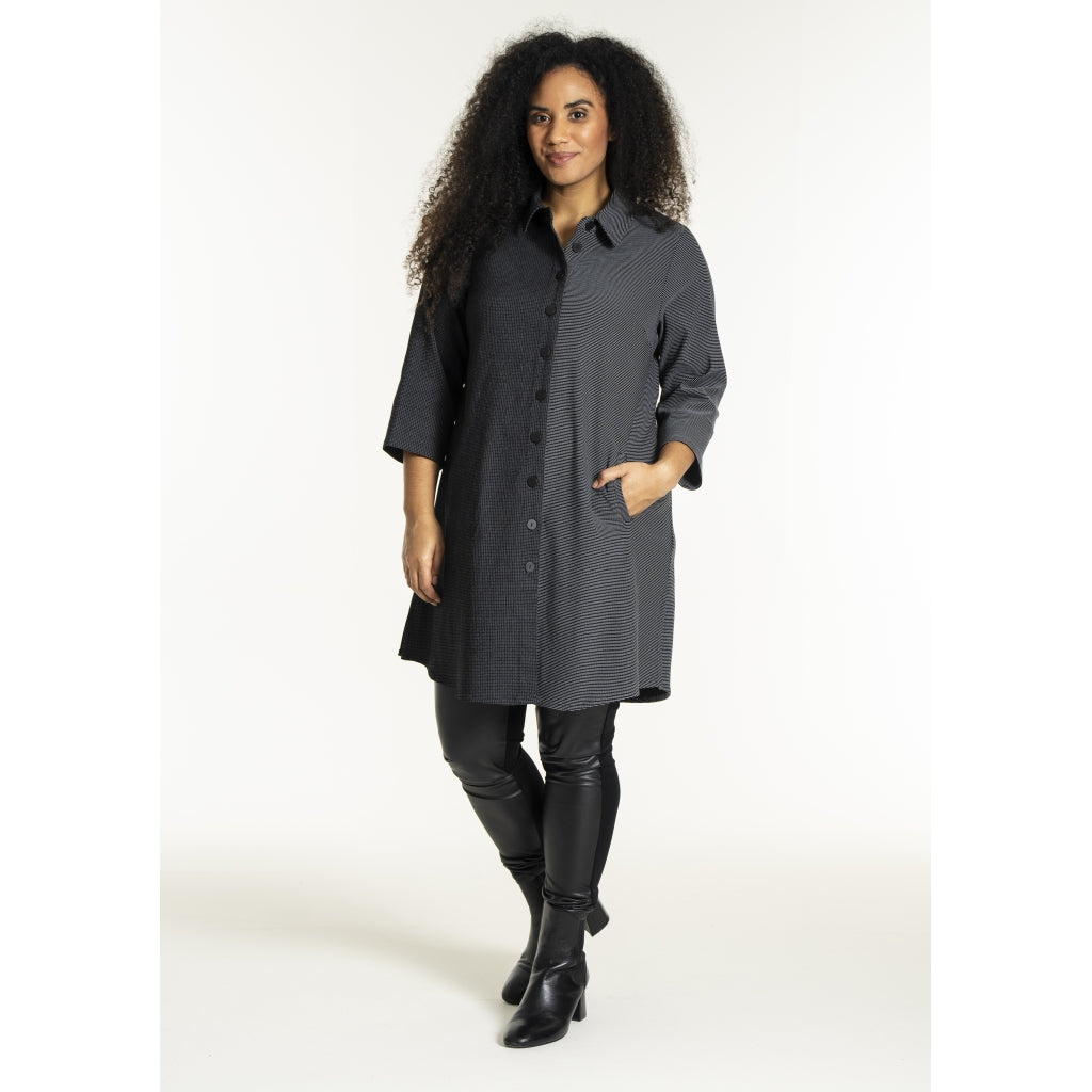 Studio SEmilie Shirt Shirt Black and white check and stripes