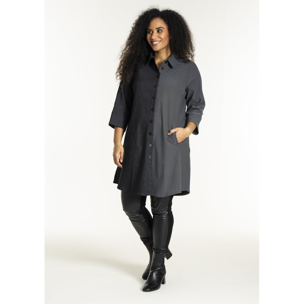 Studio SEmilie Shirt Shirt Black and white check and stripes