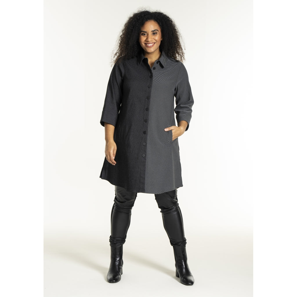 Studio SEmilie Shirt Shirt Black and white check and stripes