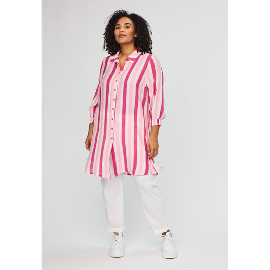 Studio SEmilie Shirt Shirt White/pink stripe