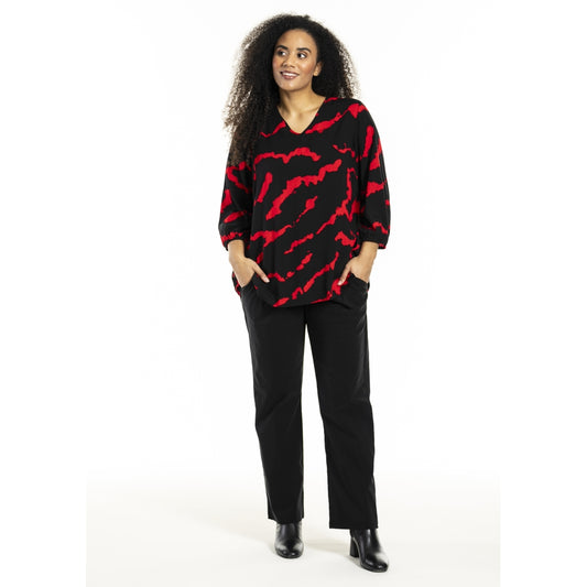 Studio SEmmy Blouse Blouse Red/Black cloud