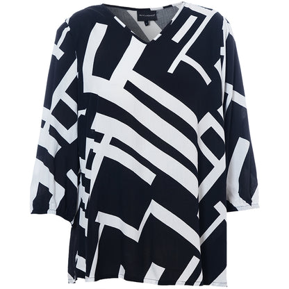 Studio SEmmy Blouse Blouse Black with white squares