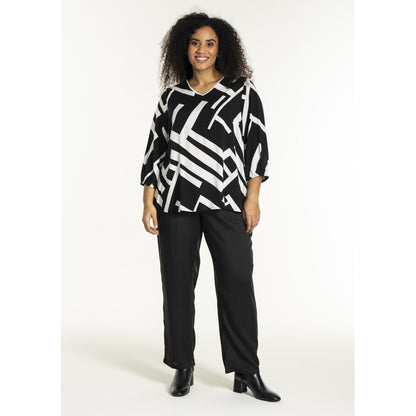 Studio SEmmy Blouse Blouse Black with white squares