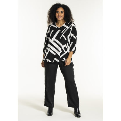 Studio SEmmy Blouse Blouse Black with white squares