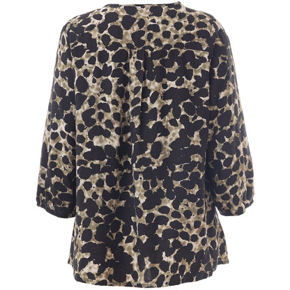 Studio SEmmy Blouse Blouse Black with green clouds