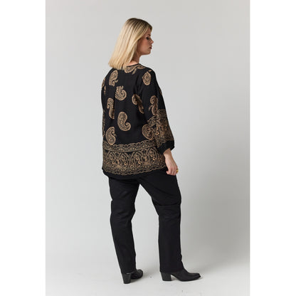 Studio SEmmy Blouse Blouse Black sand report