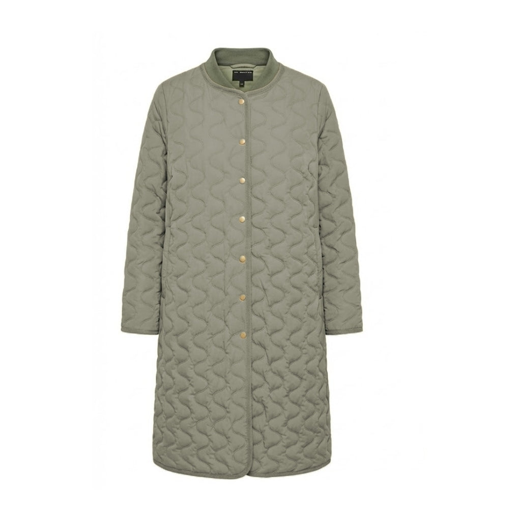 Studio SEryssa quiltet long coat Coat Olive