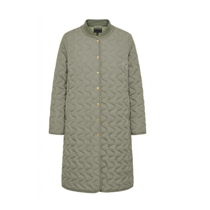 Studio SEryssa quiltet long coat Coat Olive