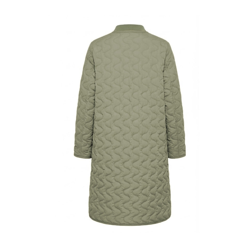 Studio SEryssa quiltet long coat Coat Olive