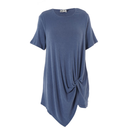 Studio SFelizia Tunic with knot Tunic Dusty Petrol