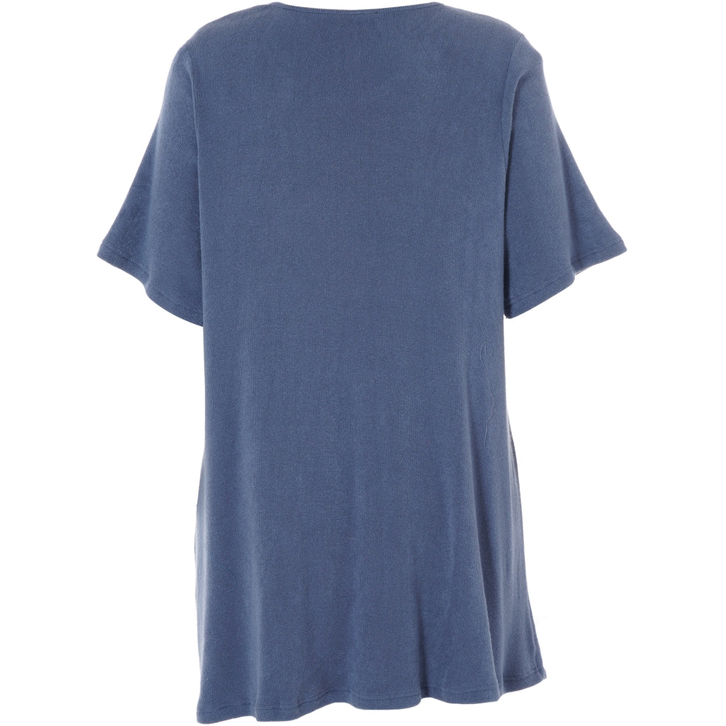 Studio SFelizia Tunic with knot Tunic Dusty Petrol