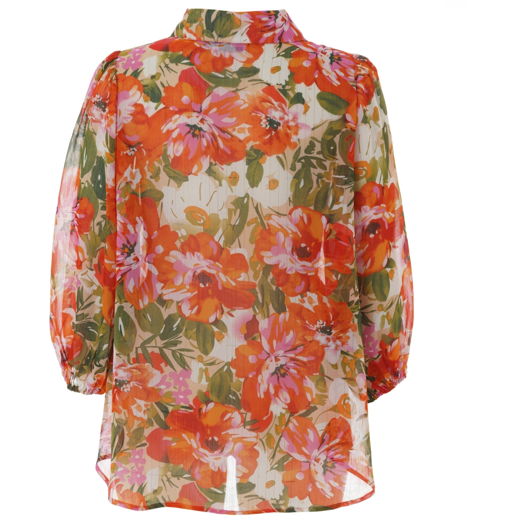 Studio SFenya Shirt Shirt Orange Flower