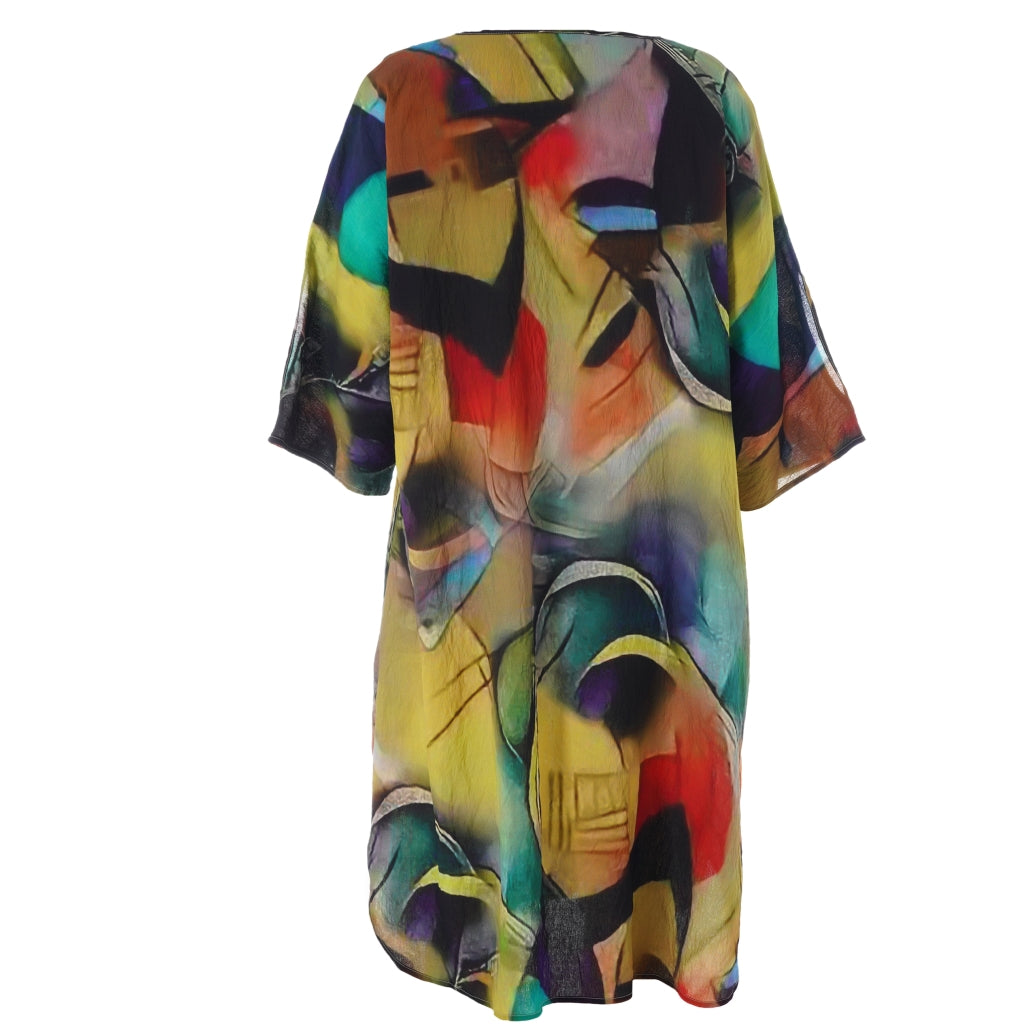 Studio SFidan Dress with ring Dress Black with Multi colour