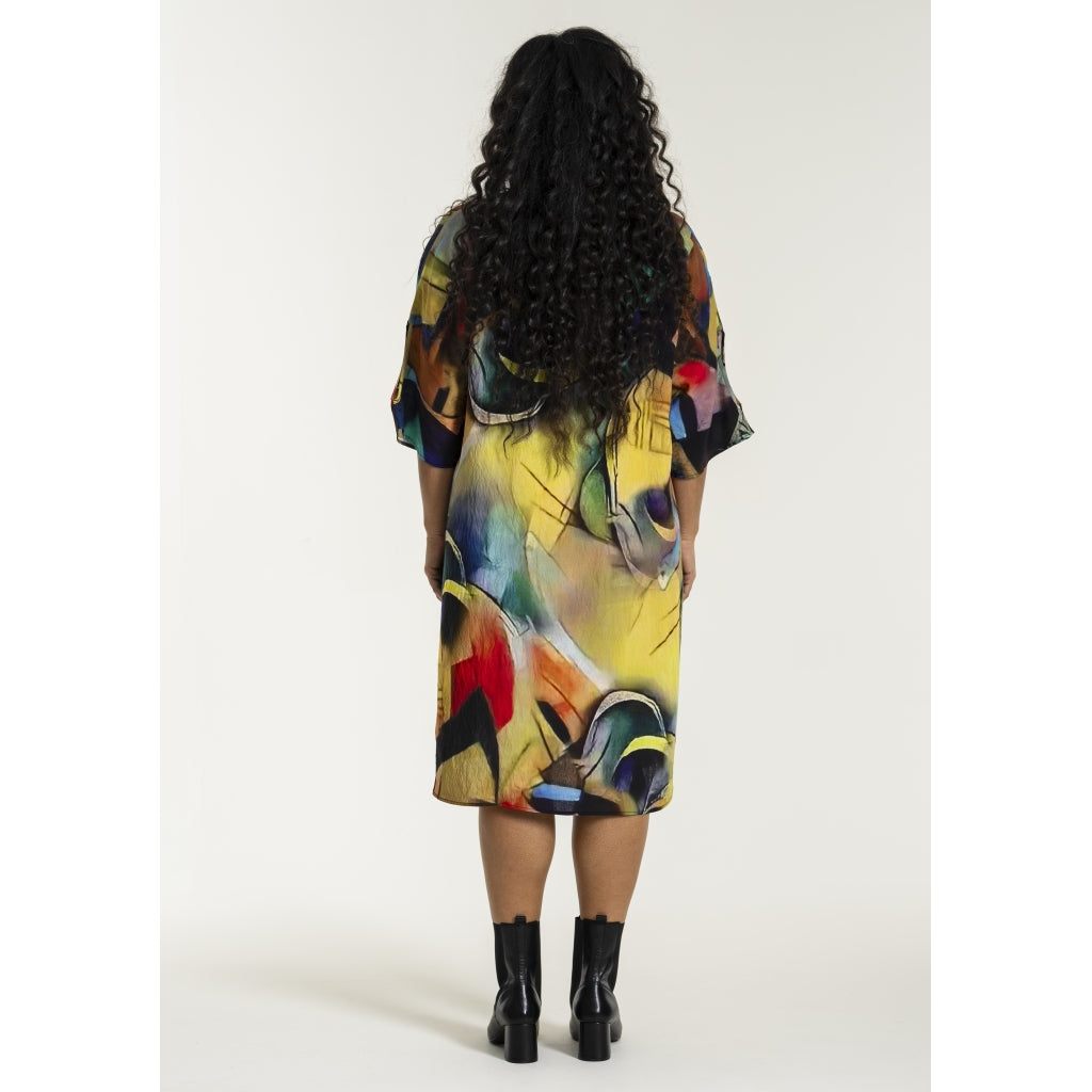 Studio SFidan Dress with ring Dress Black with Multi colour