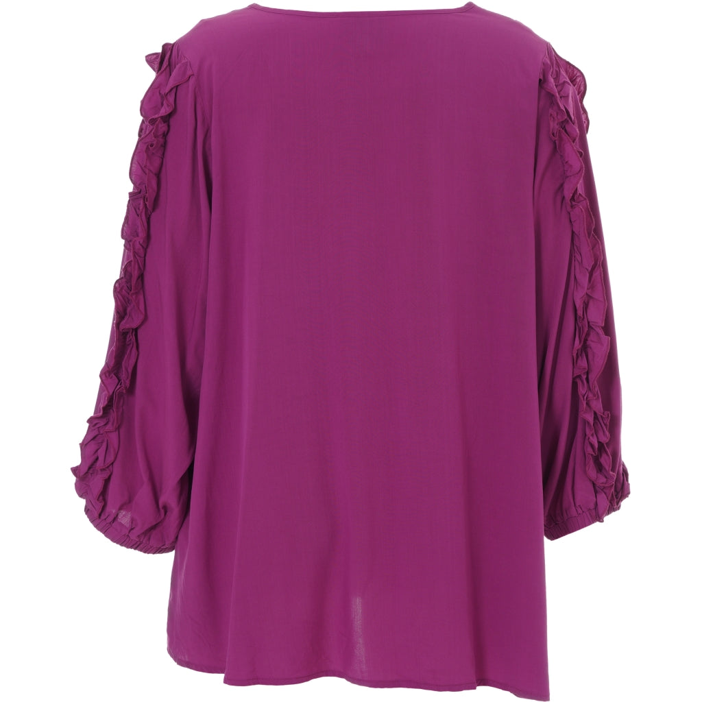 Studio SFillis Blouse with fun sleeves Blouse Purple