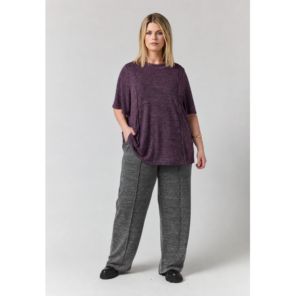 Studio SFiona Blouse Blouse Plum Melange