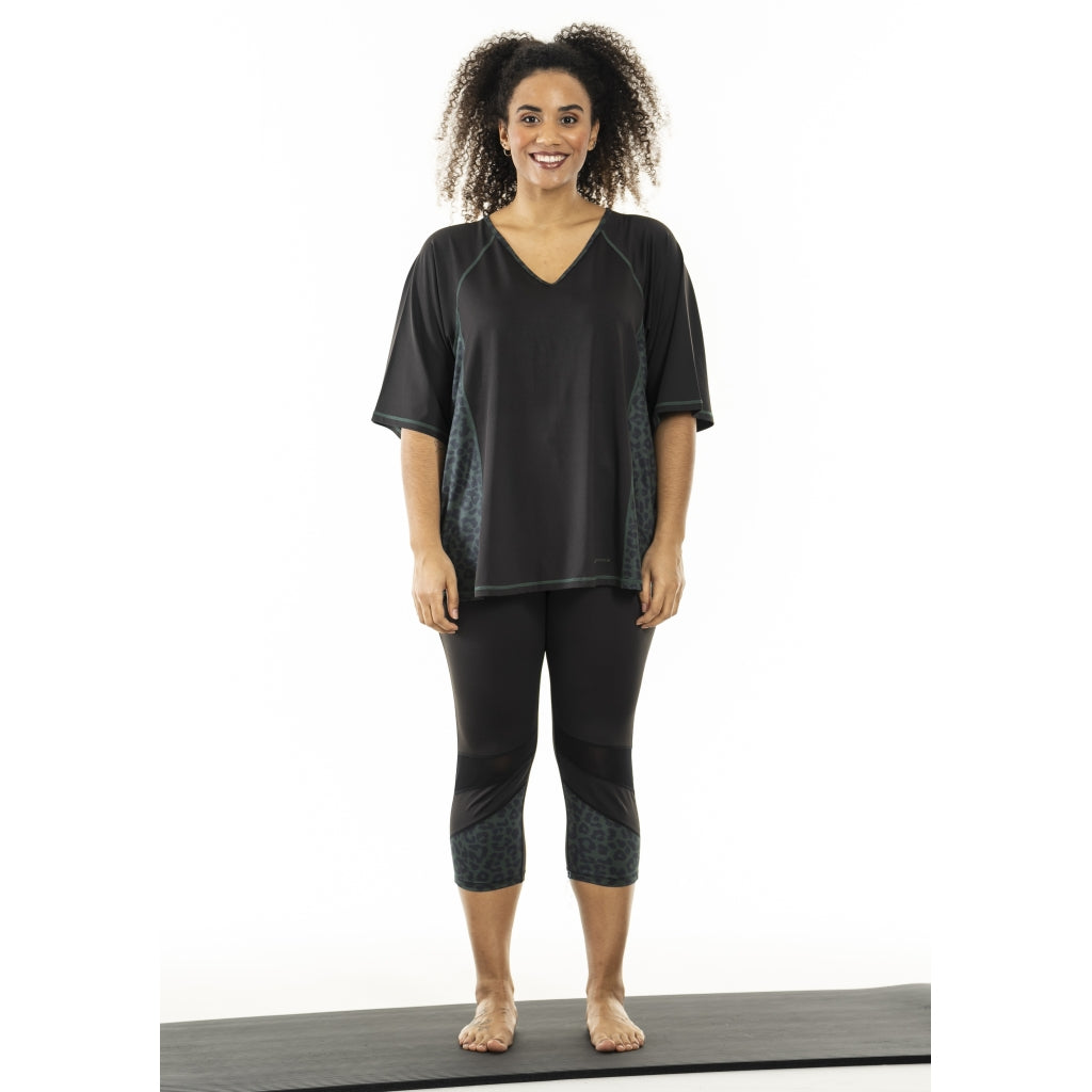 Studio SFitness Capri Capri Black with dusty green