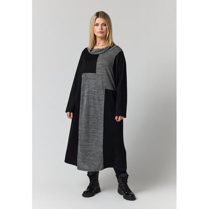 Studio SFlora Dress Dress Black + Grey melange