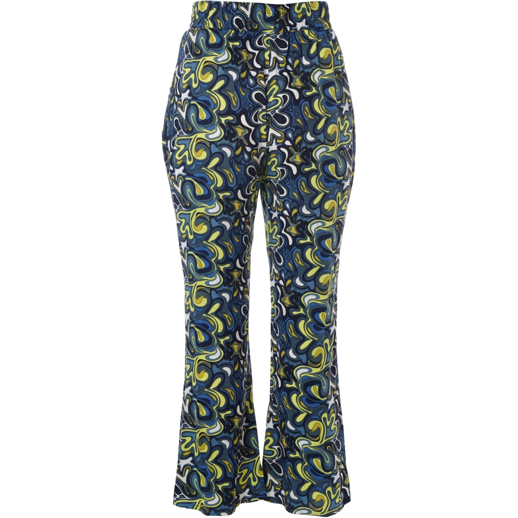 Studio SFranja Bootcut trousers Trousers Retro petrol mix