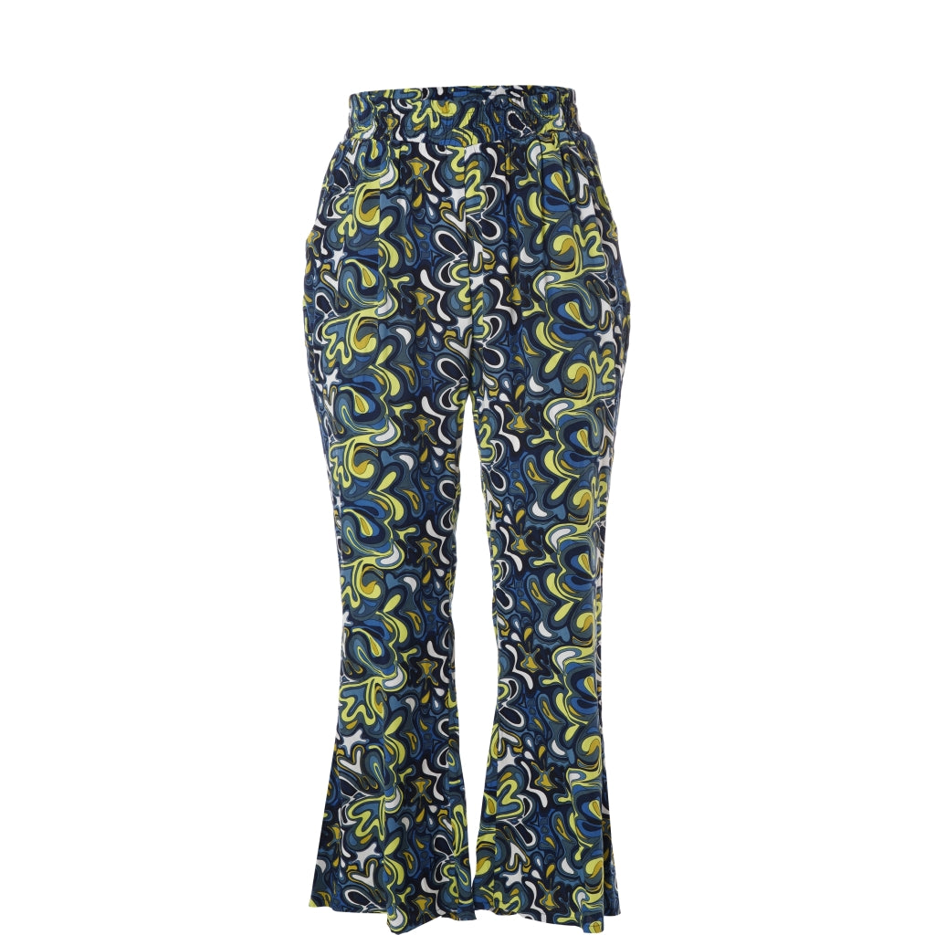 Studio SFranja Bootcut trousers Trousers Retro petrol mix