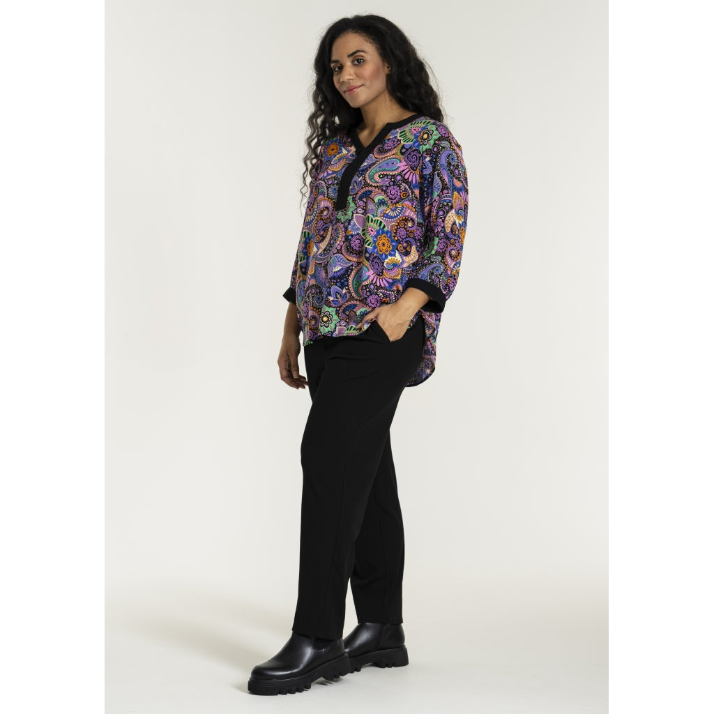 Studio SFrigga Blouse Blouse Purple patchwork